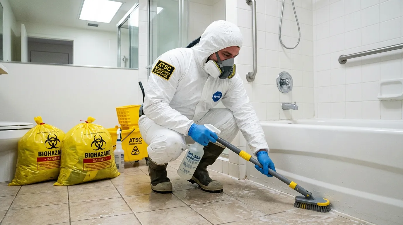 Decontamination equipment deployed for Blood Cleanup in Walnut Park